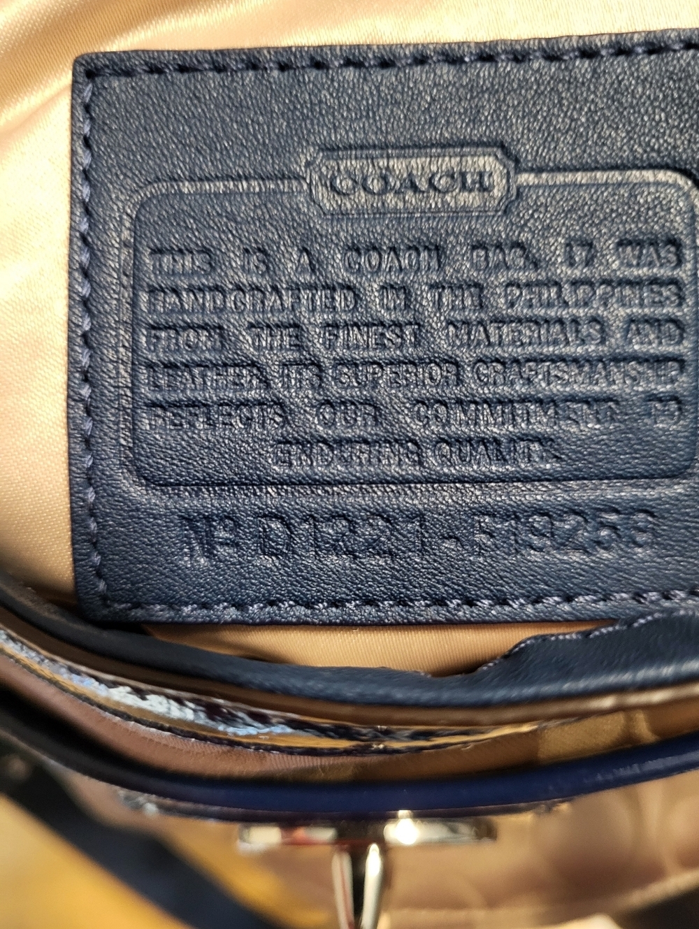 Coach PENELOPE SIGNATURE SATEEN Hippee Crossbody - Picture 5 of 7